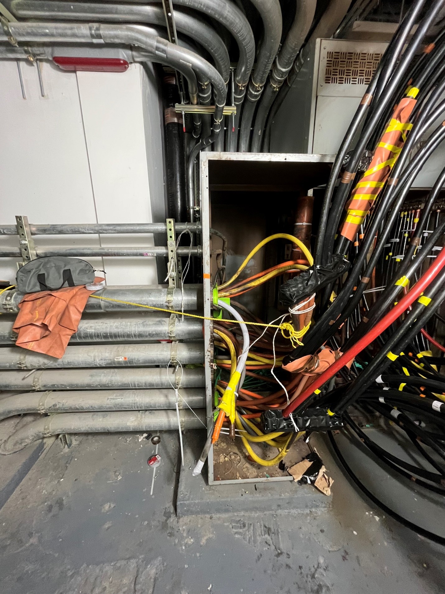 high voltage electrical fire damage